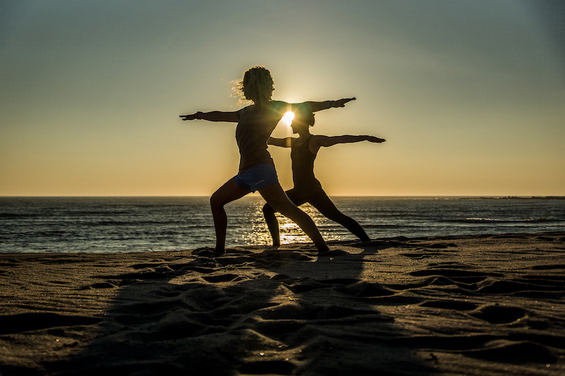 Surfen und Yoga Malte Stock