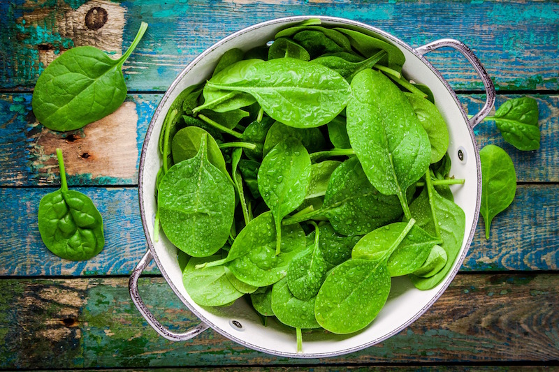 Superfoods zum Abnehmen Spinat
