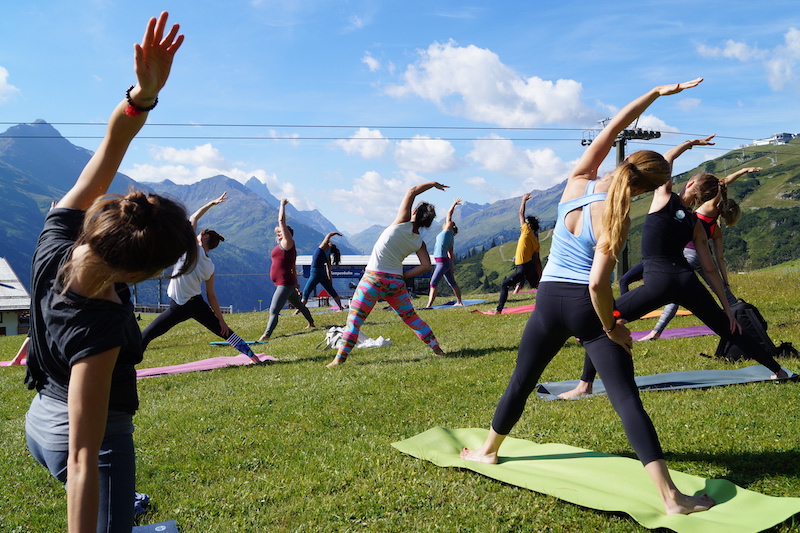 Mountain Yoga Festival St. Anton Yogapraxis Sigrid Pichler