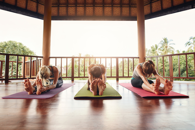 Yoga Regeln stretching
